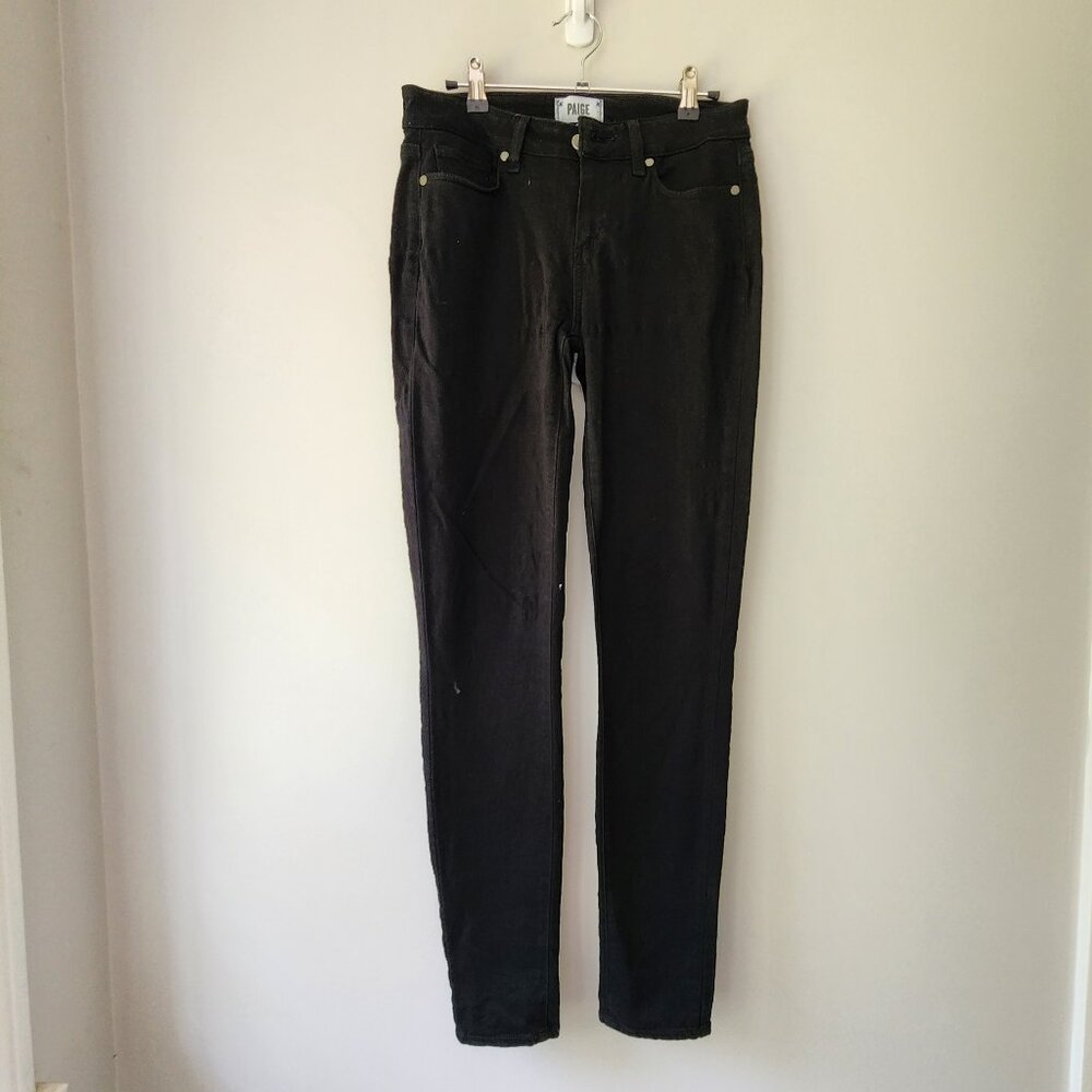 PAIGE Verdugo Ultra Skinny Jeans | Women's 29 | Black 5 Pockets Stretch